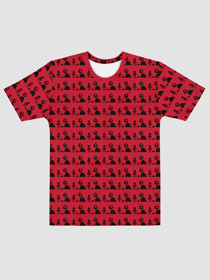 Echoplex Logo All-Over Print Crew Neck T-Shirt (Red/Black) product image (1)