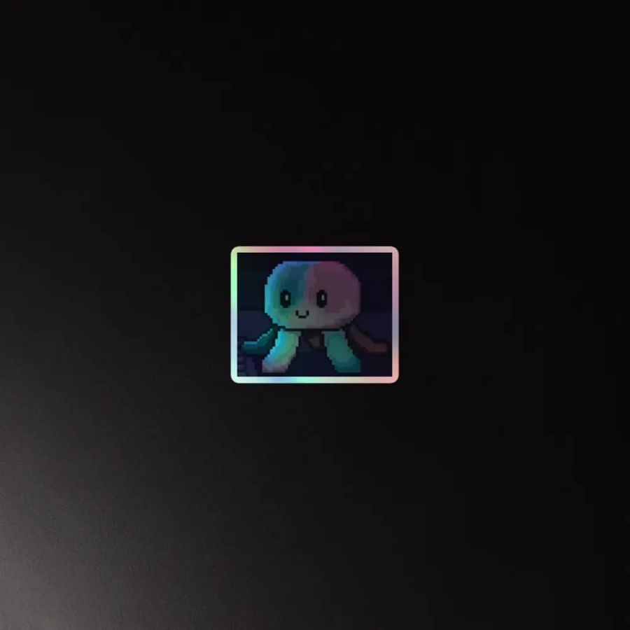 Squiddleton Holographic Sticker product image (4)