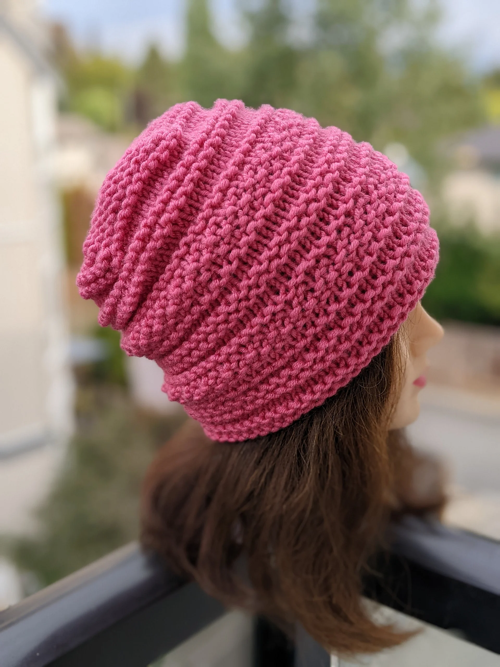 Stretchy Winter Hat Knitting Pattern product image (2)