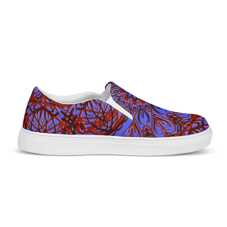 Mystic Red Mandala Slip-Ons product image (7)