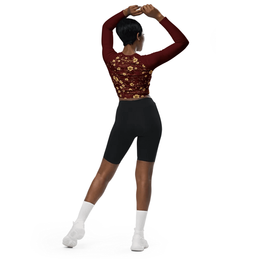 Agni - Crop Top Long Sleeve - Red product image (5)