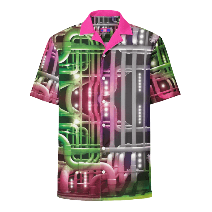 Blue Man Group Fans Pipe Dream Hawaiian Button Up product image (1)