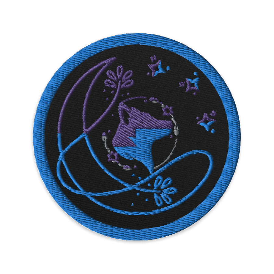 Logo embroidered patch product image (1)
