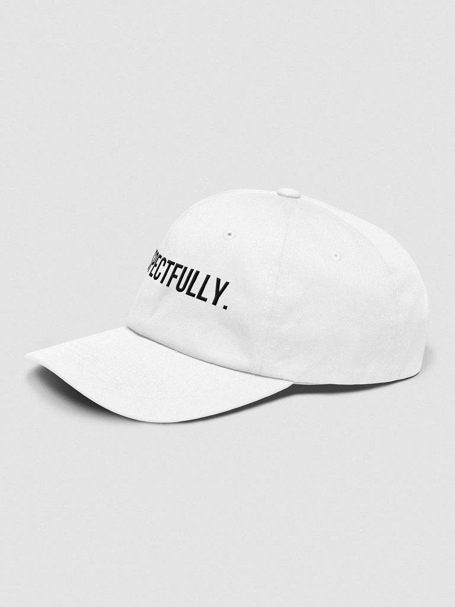 Respectfully Dad Hat Black Font product image (6)