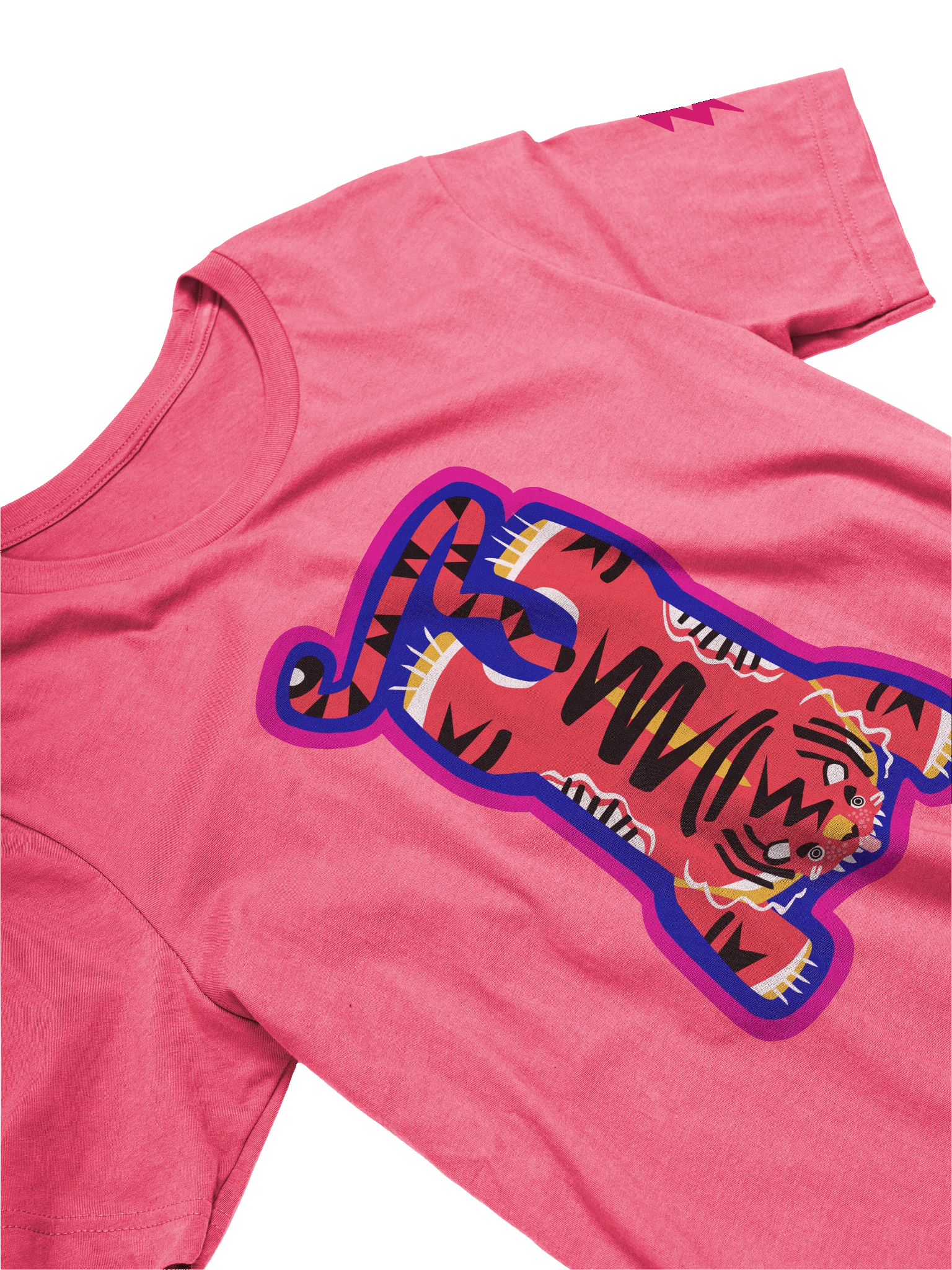 Orange and Blue Tiger - T-Shirt product image (56)