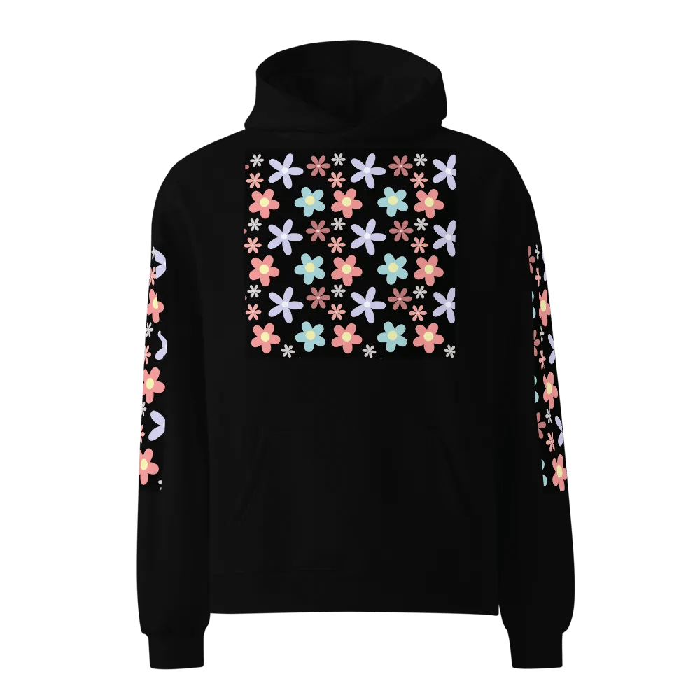 Whimsical Floral Bliss Oversized Hoodie product image (7)