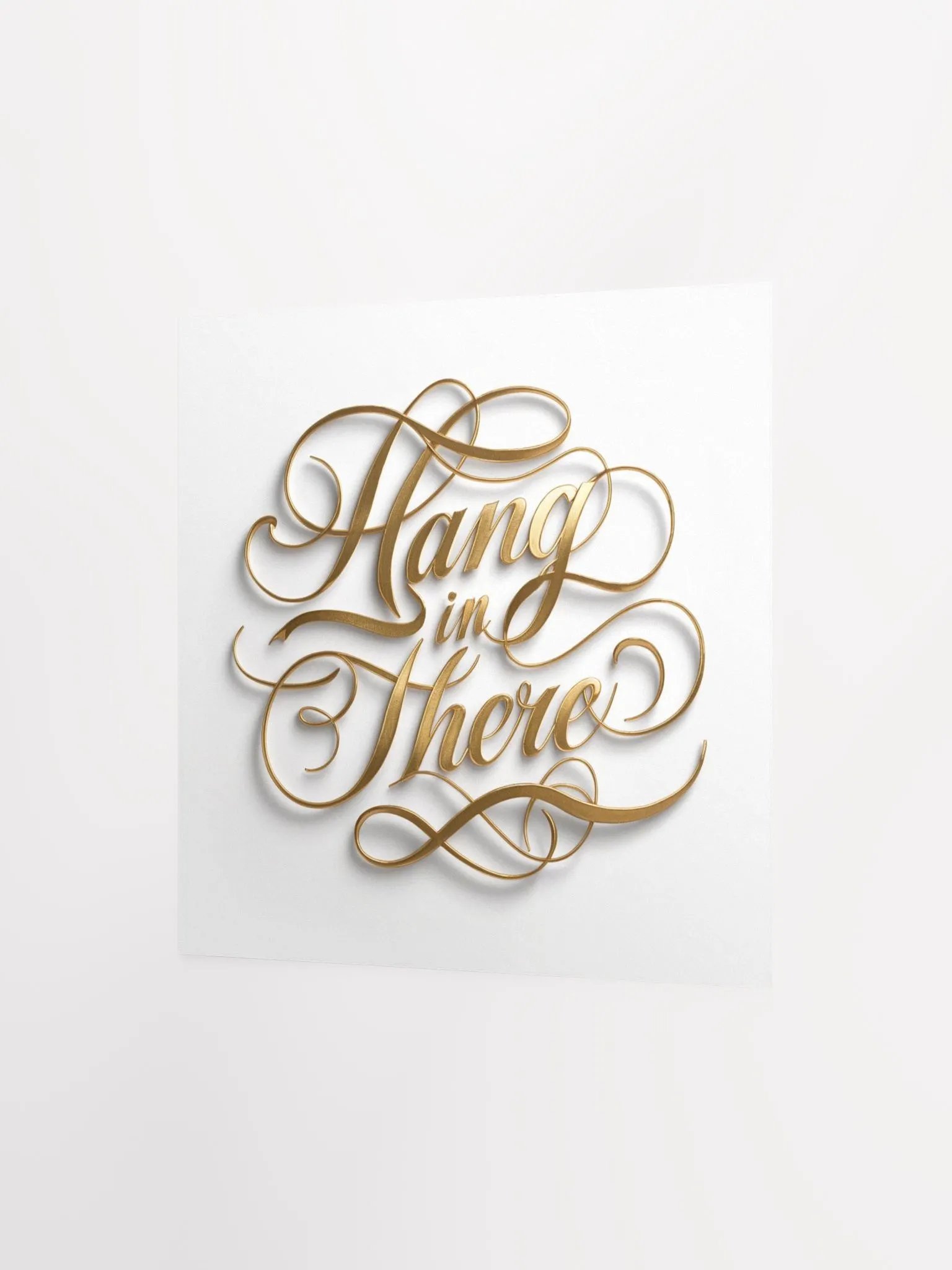 Self-Love Affirmation Art for Goal Manifestation and Self-Care - Hang In There! product image (3)