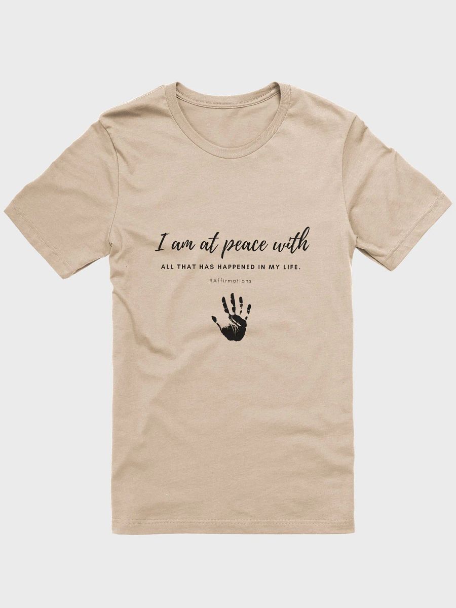 I am at peace with Dark Unisex Super soft T-Shirt product image (3)