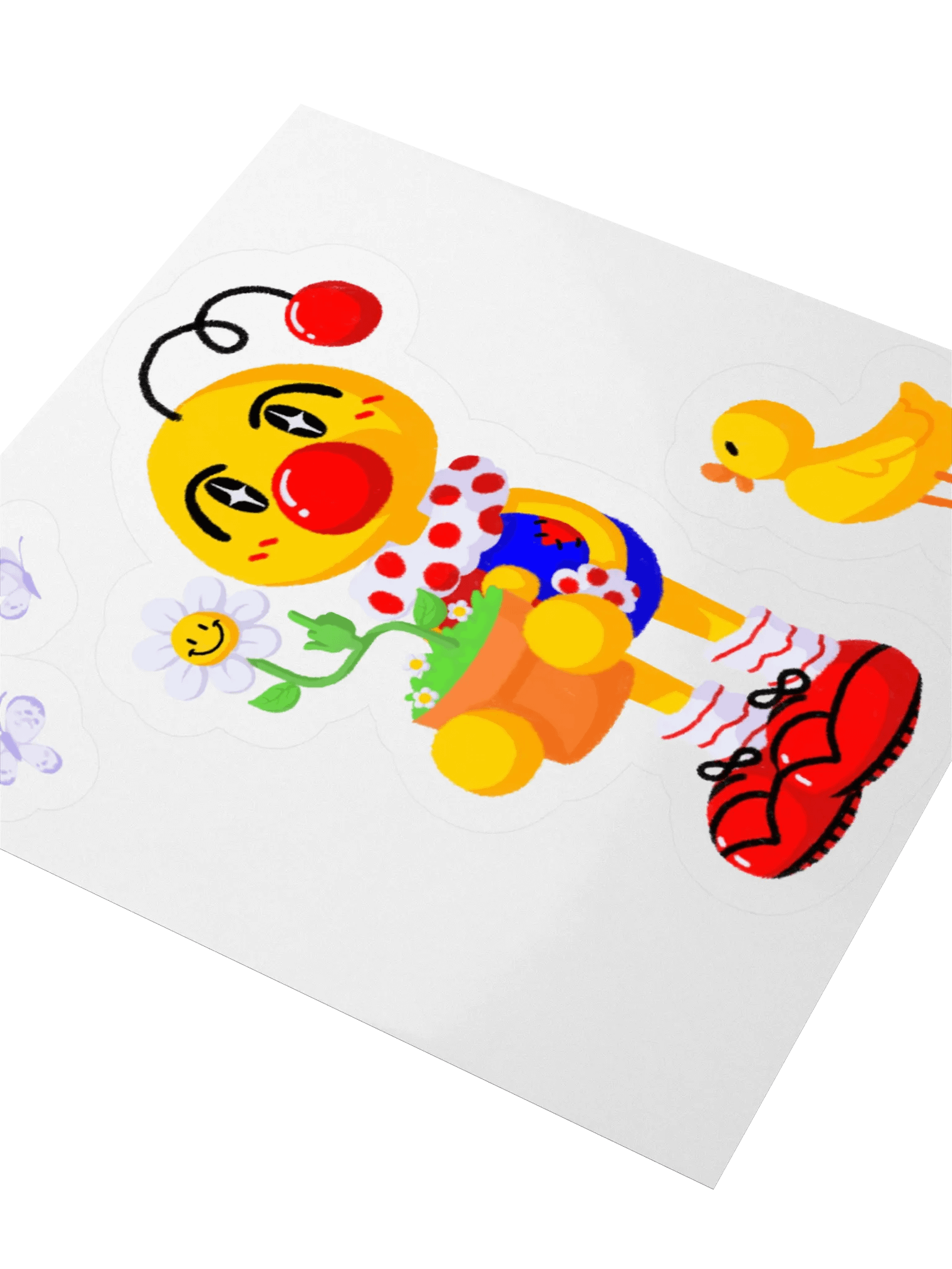 Boyoyoing Flower Pot Rude Sticker product image (3)