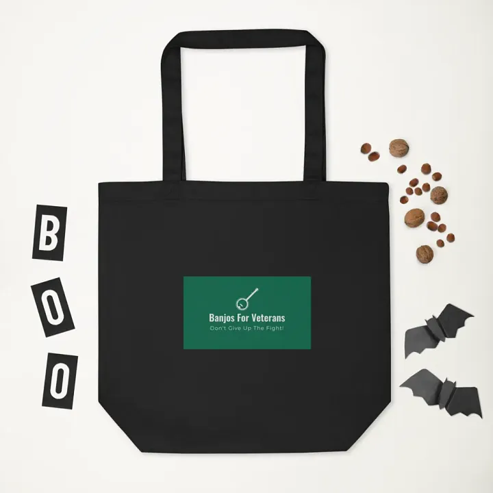 Banjos For Veterans (B4V) Artwork & Official Logo Econscious Eco-Friendly Tote Bag product image (2)