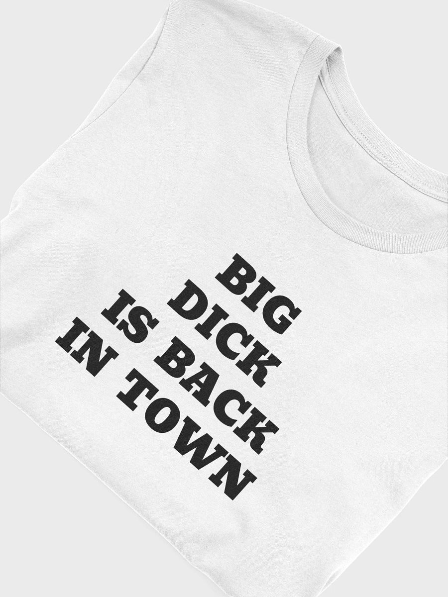 BIG DICK IS BACK IN TOWN T-Shirt product image (3)