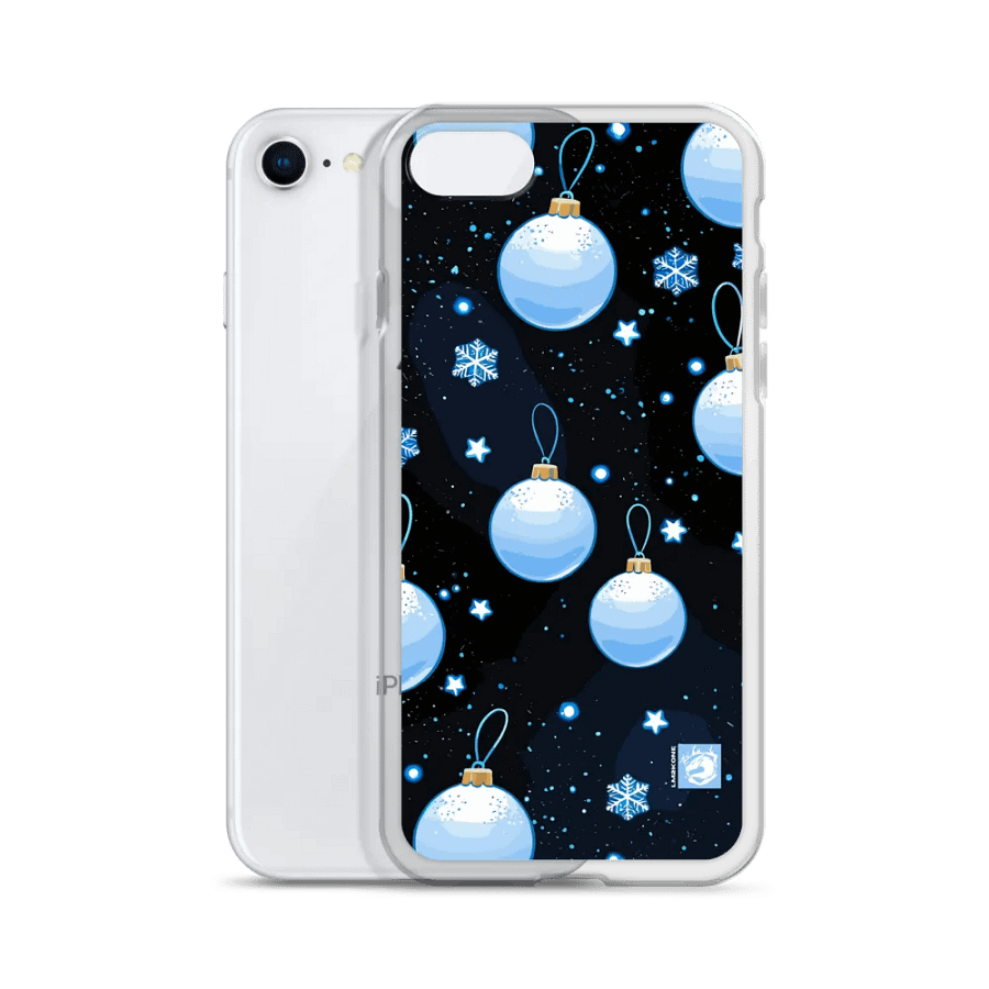 Snowflake Blue Christmas iPhone Case product image (51)