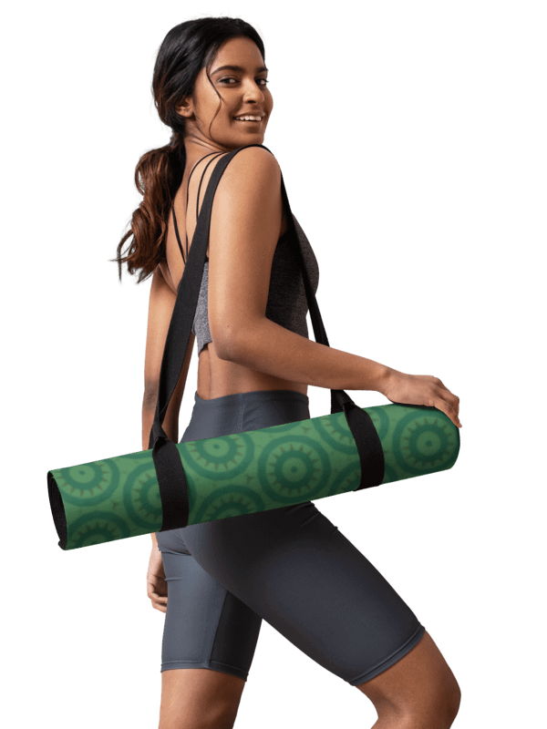Green Batik Yoga Mat product image (3)