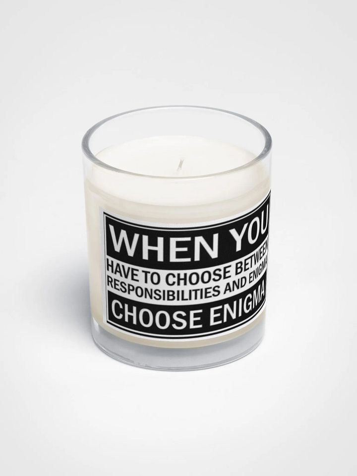 ENIGMAS relaxing soy candle product image (2)