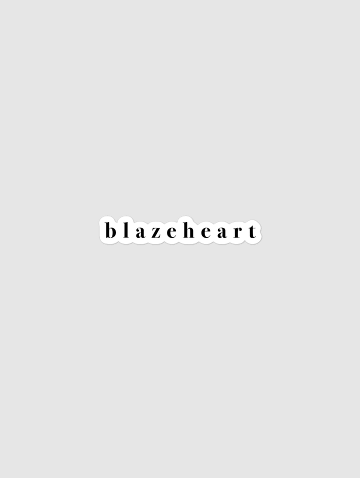 Blazeheart Name Sticker product image (1)