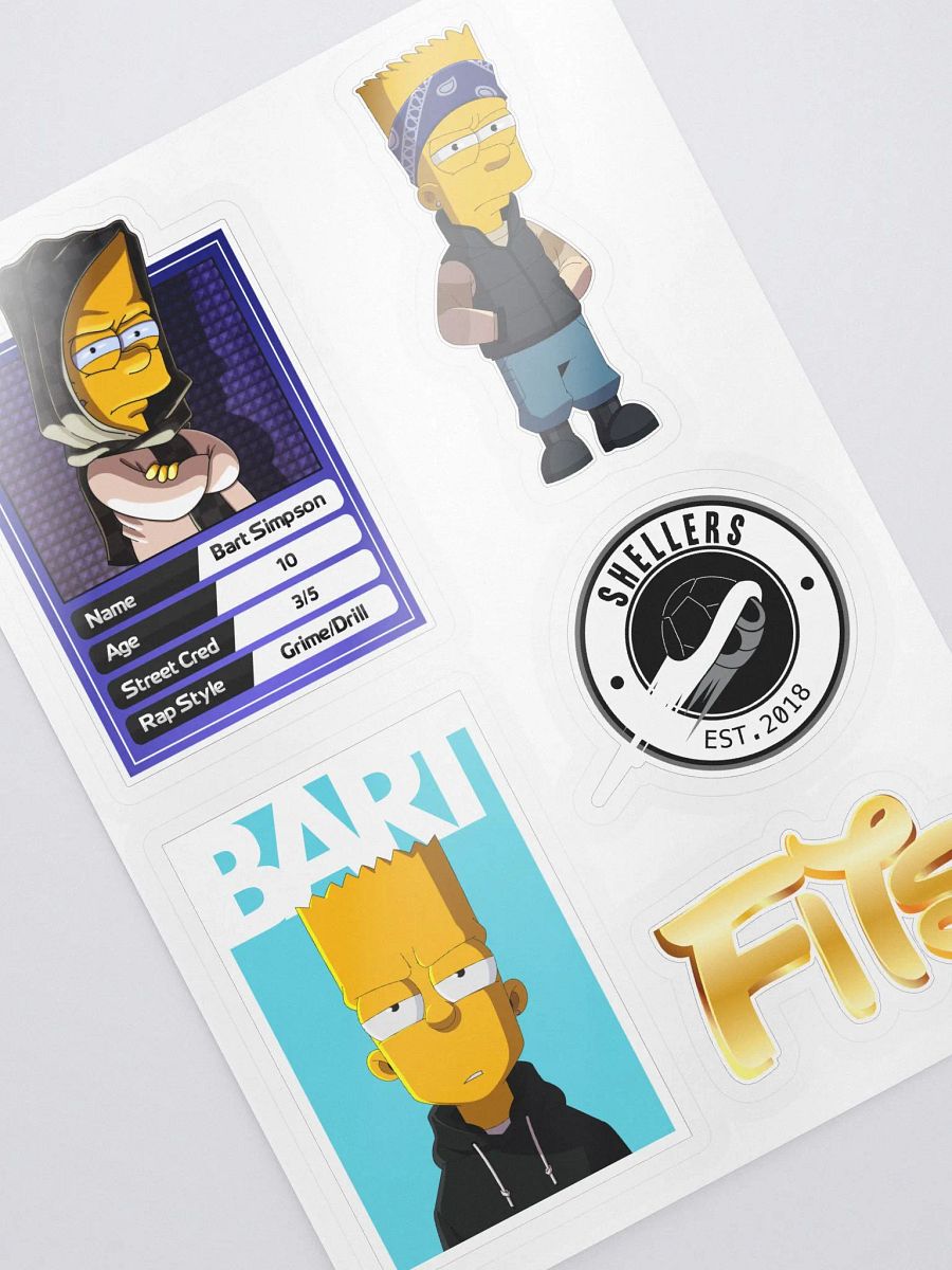 Bart FITS Sticker Set product image (2)