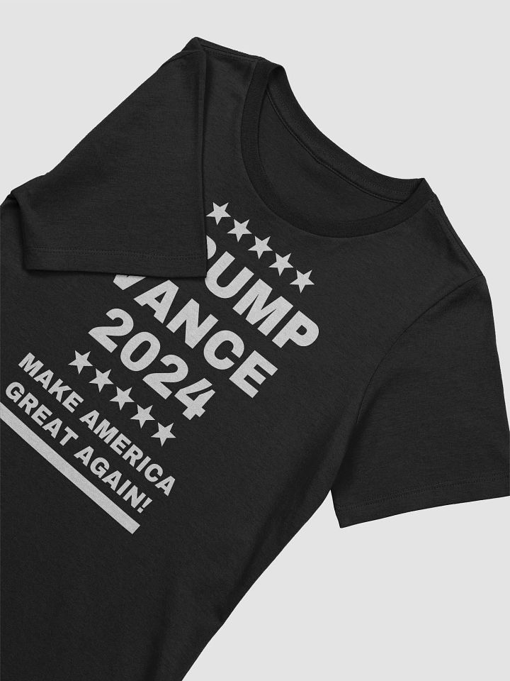 TRUMP VANCE 2024 MAKE AMERICA GREAT AGAIN! Women's Supersoft Relaxed-fit T-Shirt product image (2)