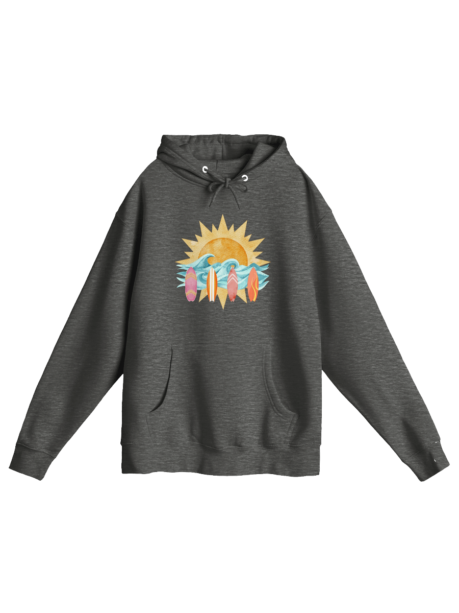 Retro Sun & Surfboards – Vintage Ocean Waves Summer Design Hoodie product image (7)
