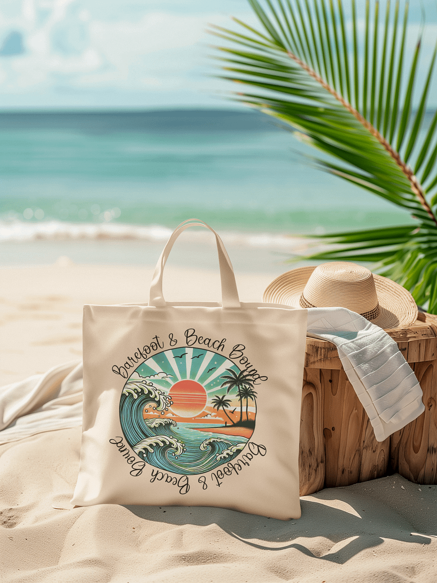 Barefoot Beach Eco-friendly Tote Bag product image (1)