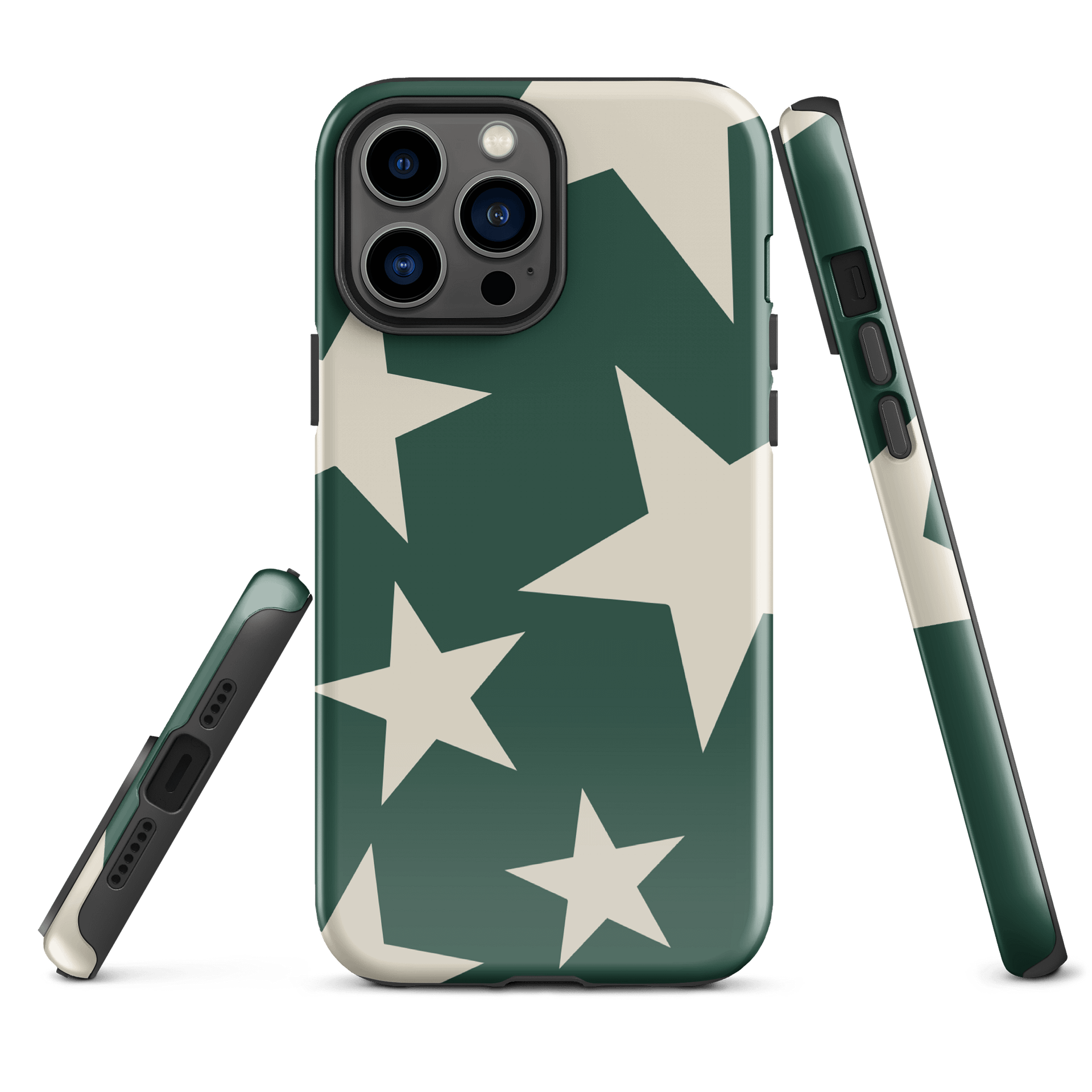Big Ol' Stars Old Money Green iPhone Case product image (2)
