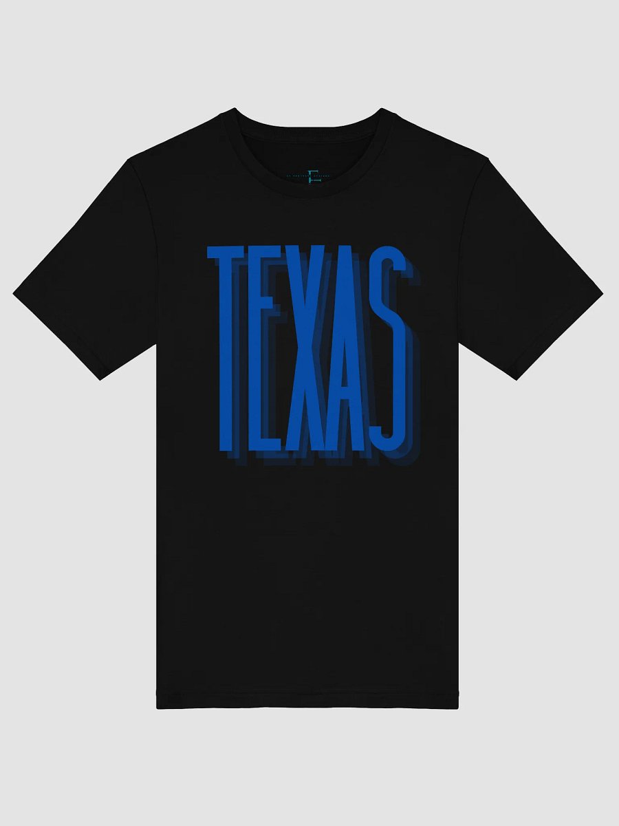 🔵 Modern Texas Typography T-Shirt | Bella+Canvas Unisex Tee | Blue Sansterdam Font Design product image (29)