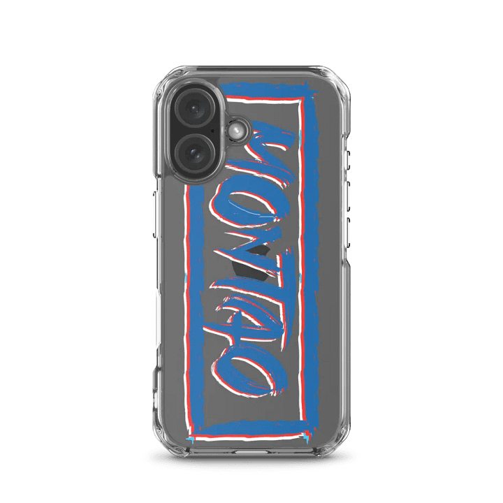 Montao Logo iPhone Case Blue product image (1)