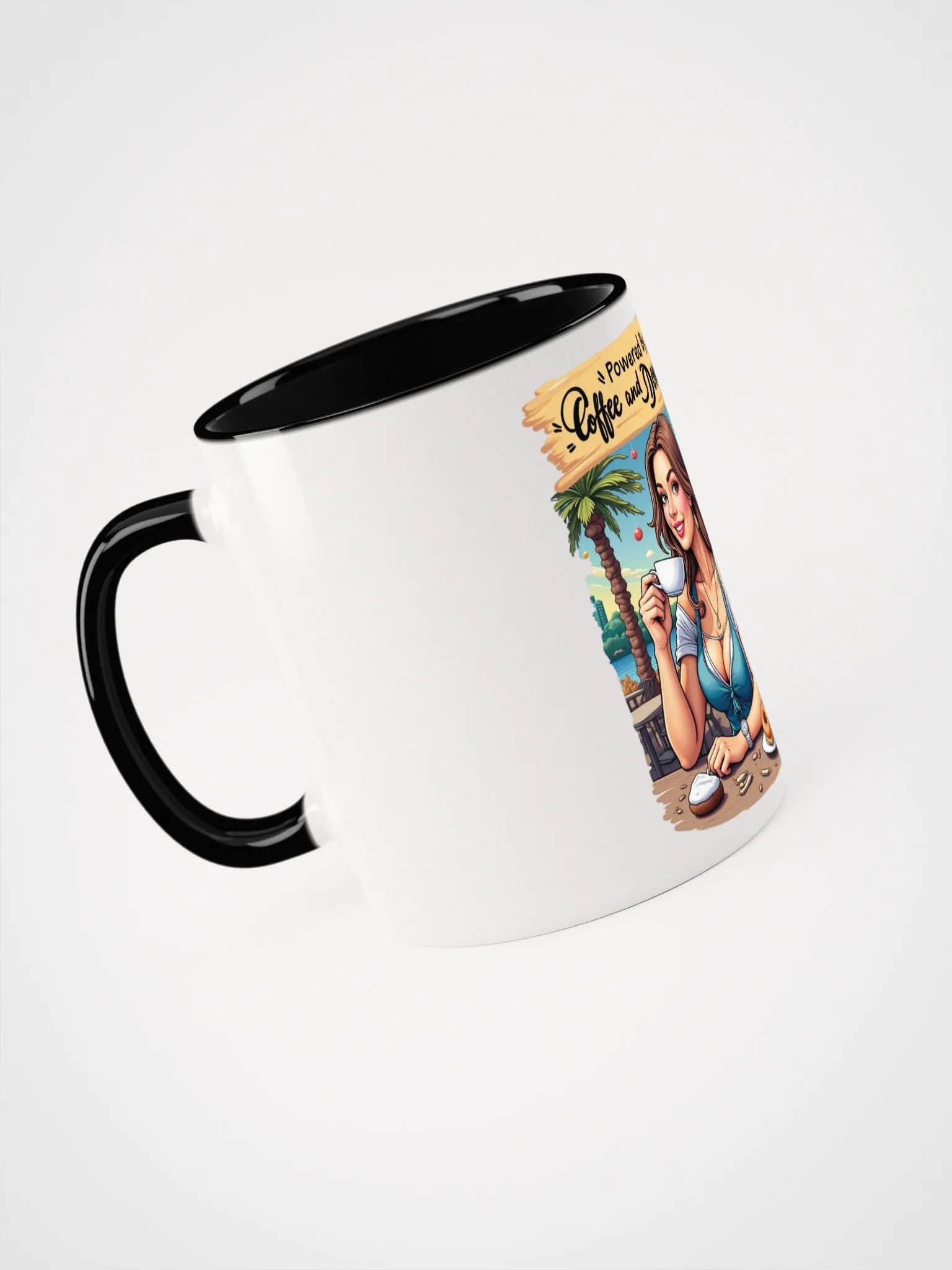 Powered by Coffee and Donuts Mug product image (22)