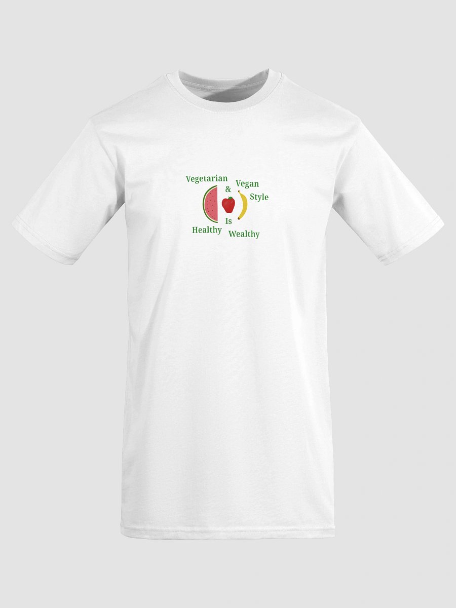 Vegetarian & Vegan Style Is Healthy Wealthy Tee product image (7)