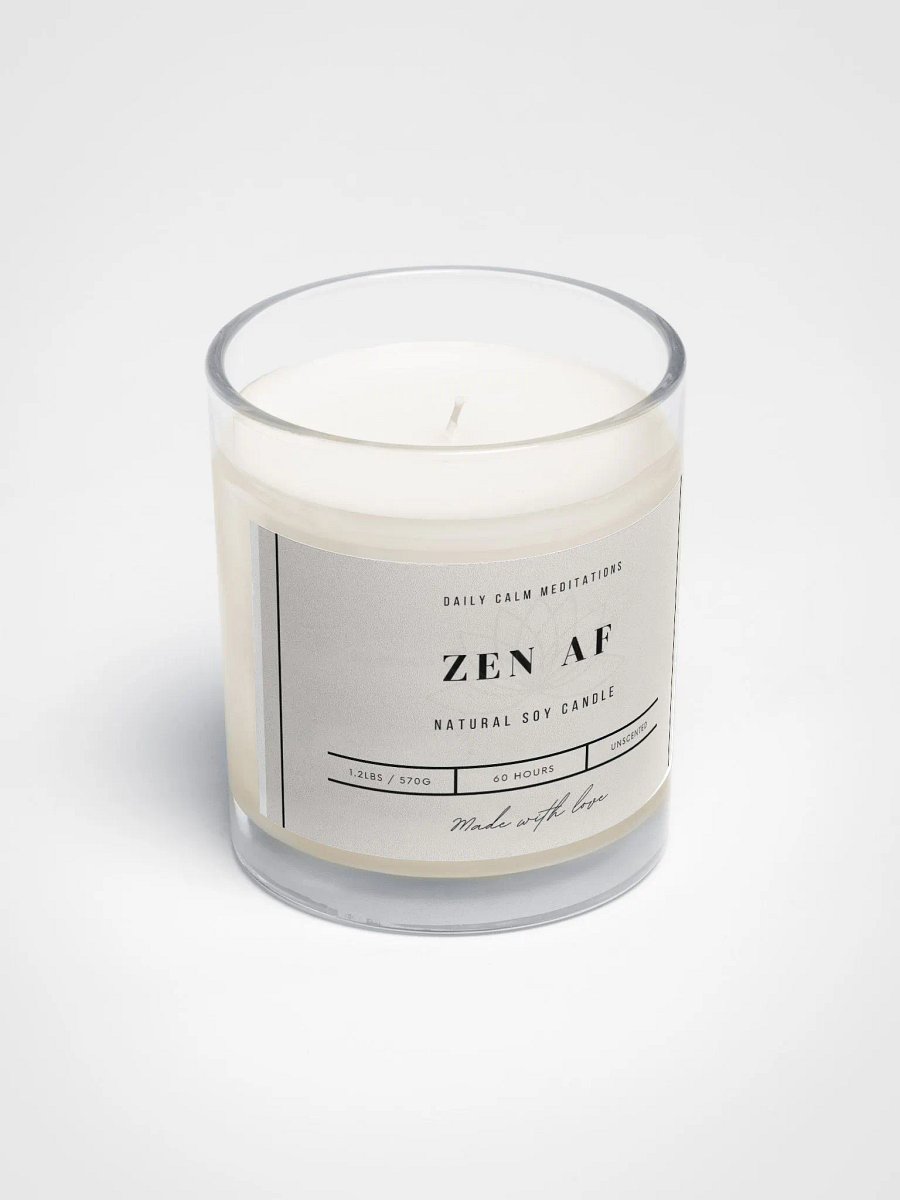Zen AF: Natural Soy Candle product image (2)