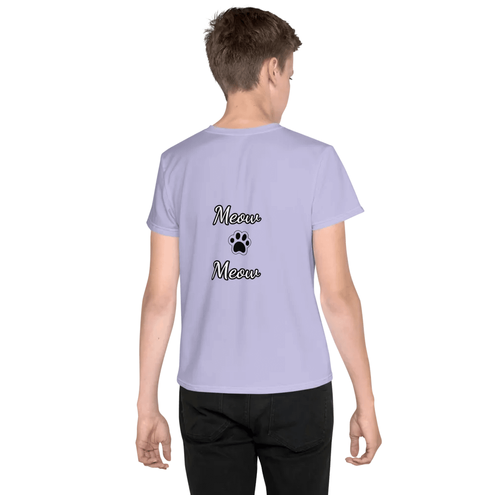 Cat-tastic All-Over Print Youth T-Shirt product image (2)