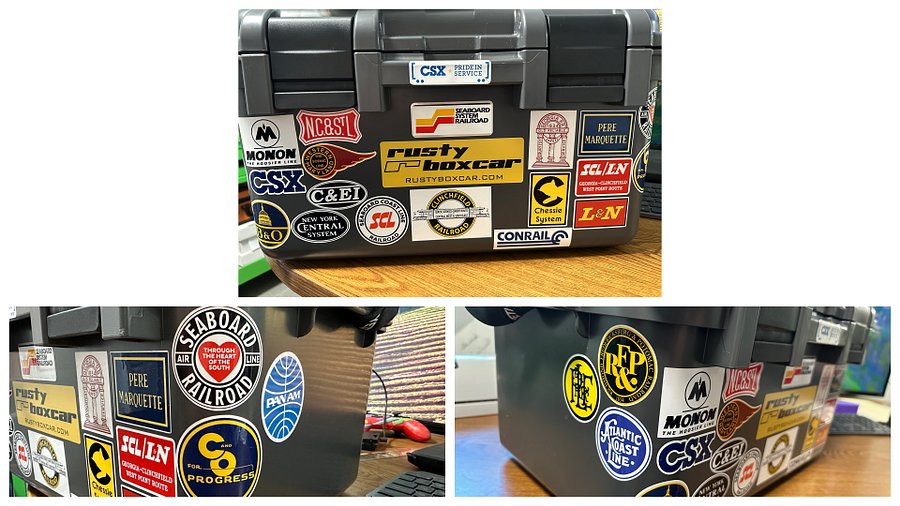Set of 23 CSX Heritage Decals - 2.5" Each product image (6)