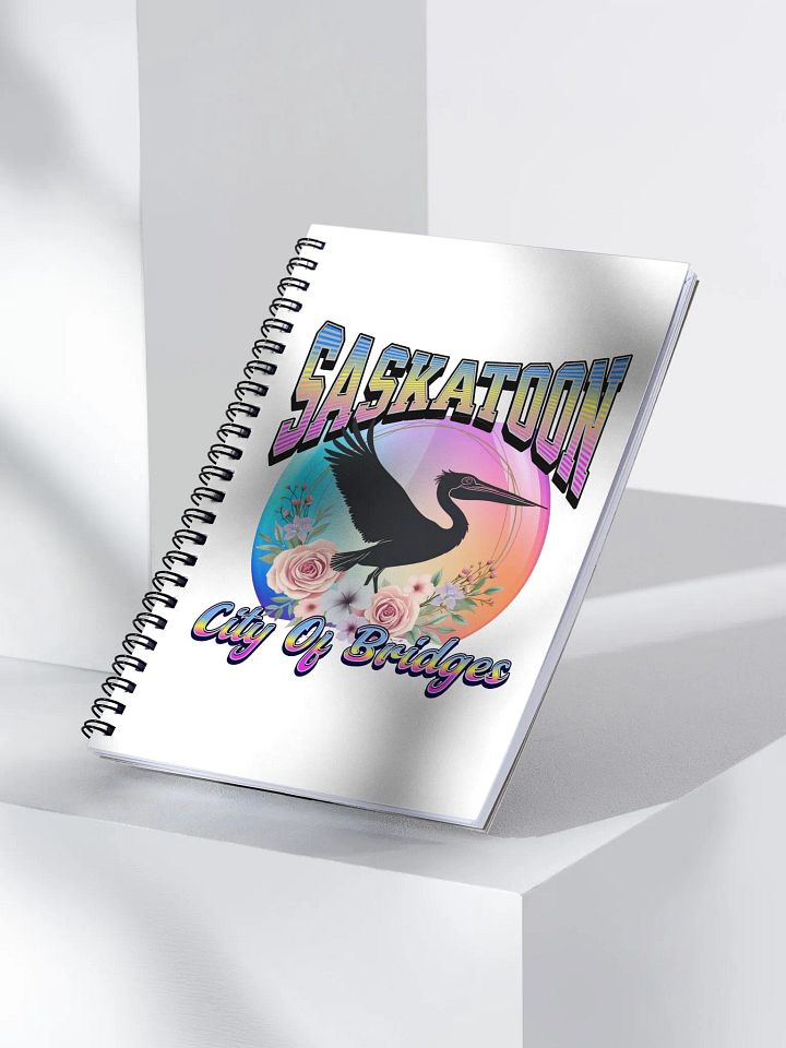 Saskatoon Pelican City of Bridges Notebook product image (2)