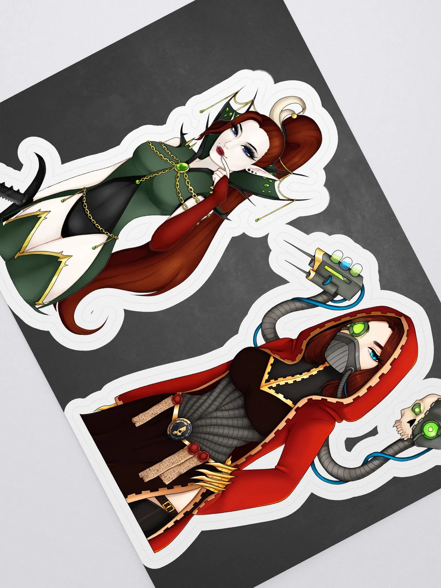 Lady Vlek'Thael and Ivallux Hezt Sticker Sheet product image (3)