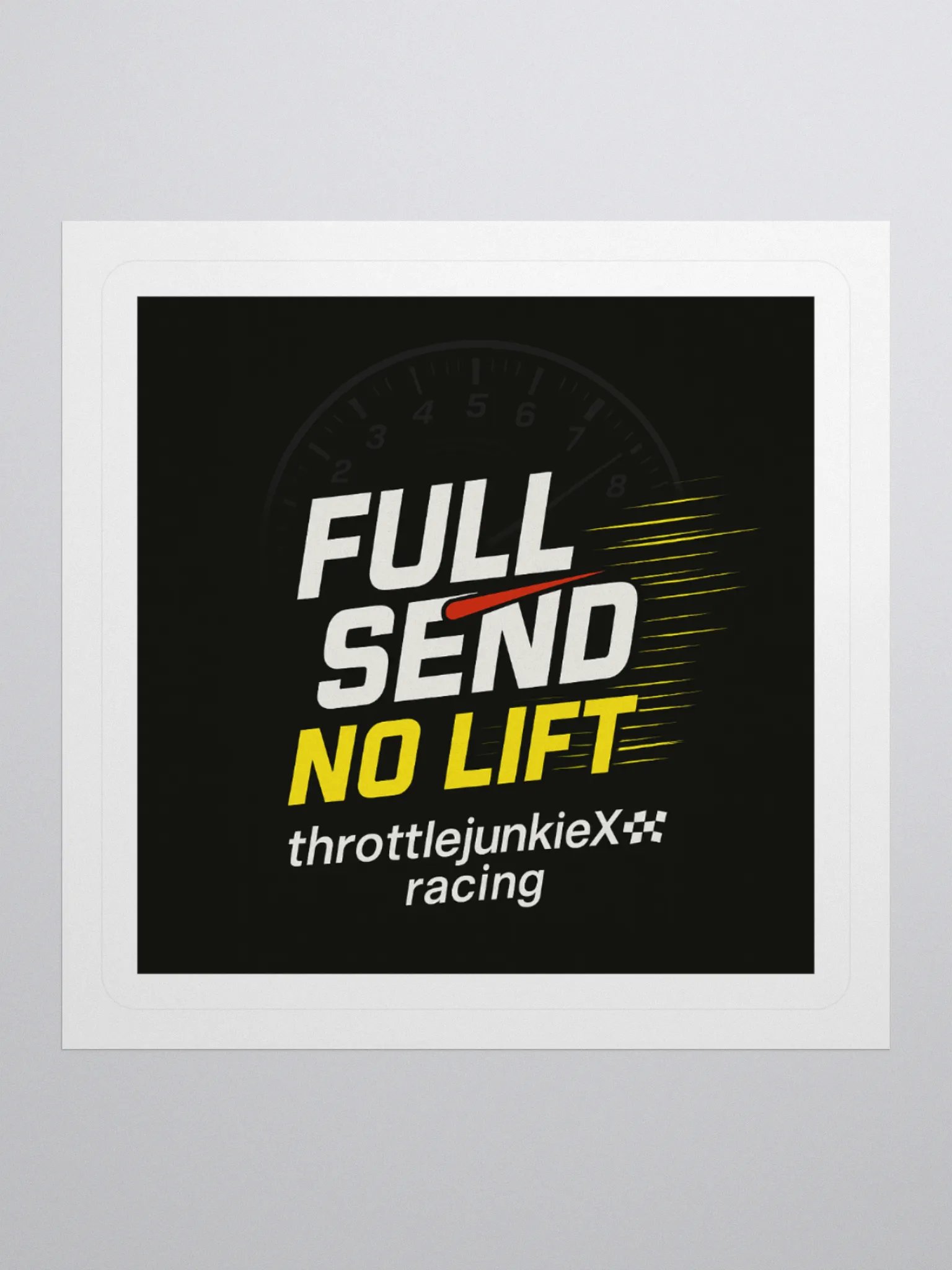 FULL SEND NO LIFT Kiss Cut Stickers product image (4)