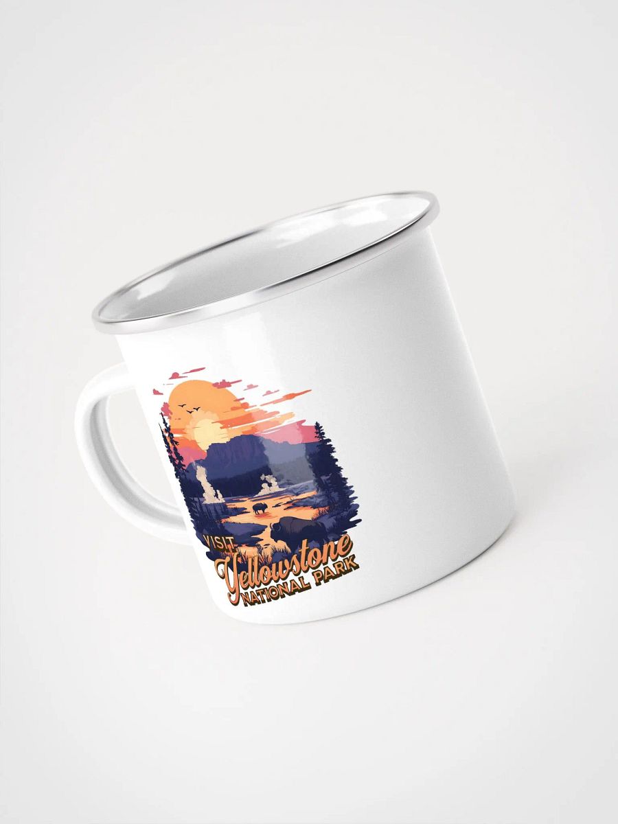 Vintage Yellowstone Enamel Mug product image (3)