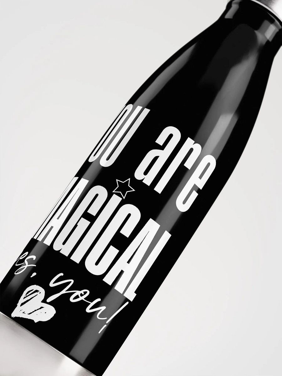 You are Magical Stainless Steel Bottle - black product image (5)