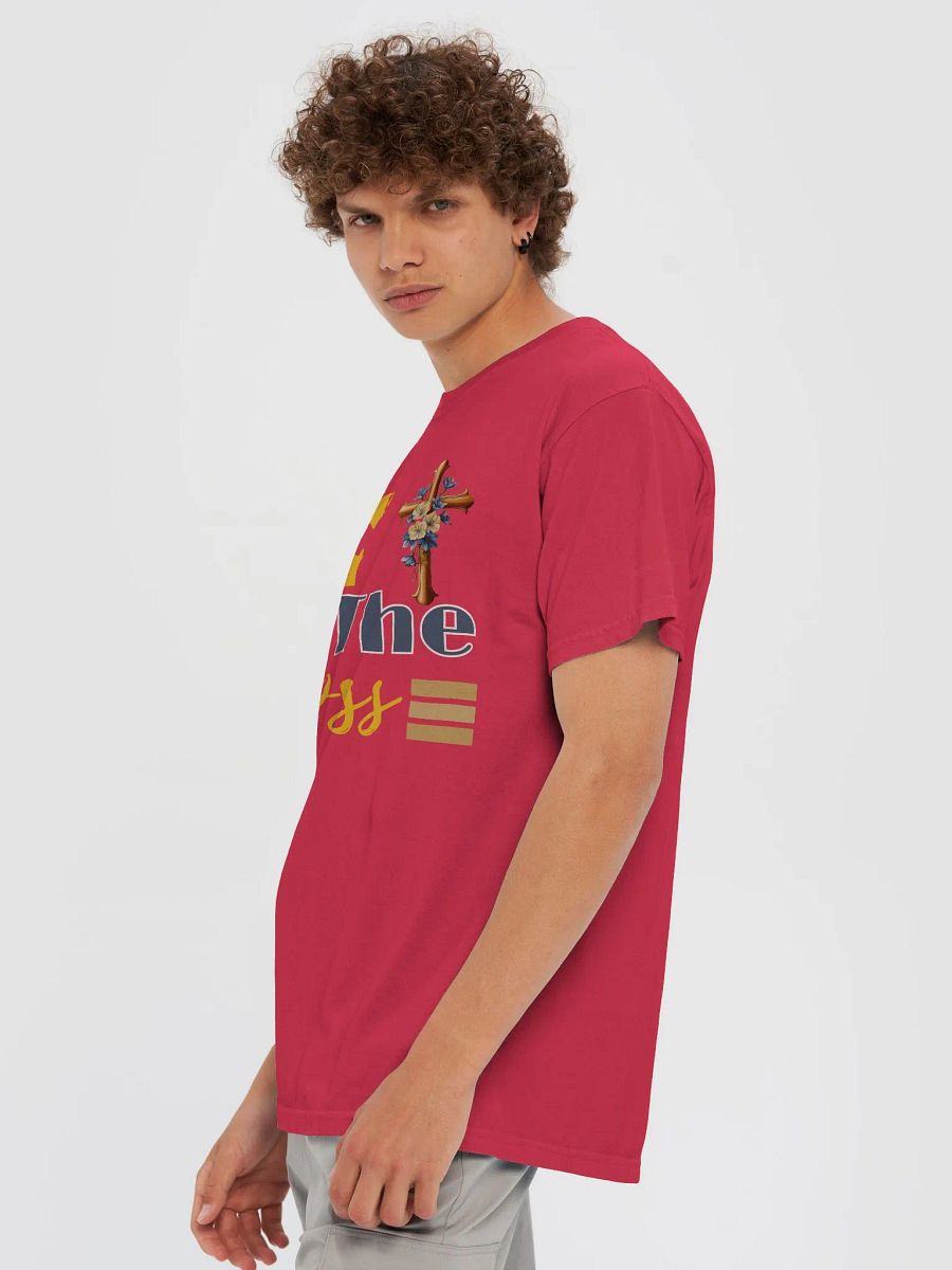 Love Won On The Cross, Christian Comfort Colors T-shirt product image (5)