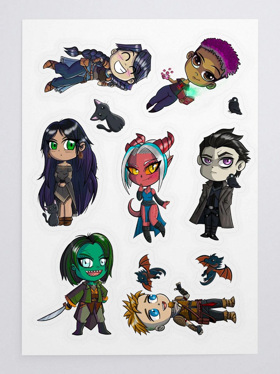 Chibi sticker set product image (3)
