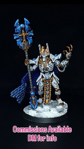 Another Necron towards Chris' collection!
There will be more in the coming days :)

If you'd like to commission me, check my ...