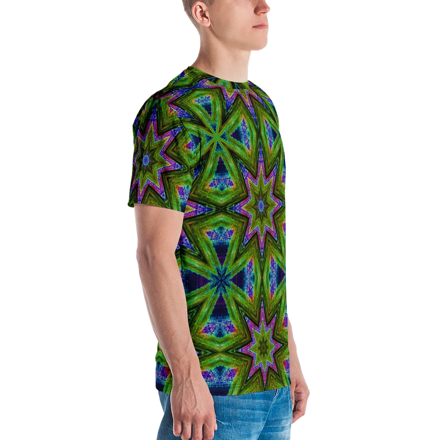 Abstract Stars and Crosses Men's Crewneck T Shirt product image (4)