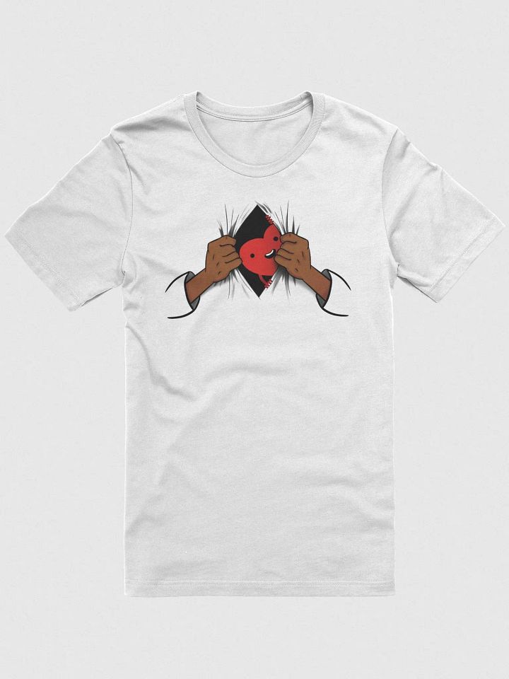 Hello Heart - White Shirt + Black Skin Tone product image (1)