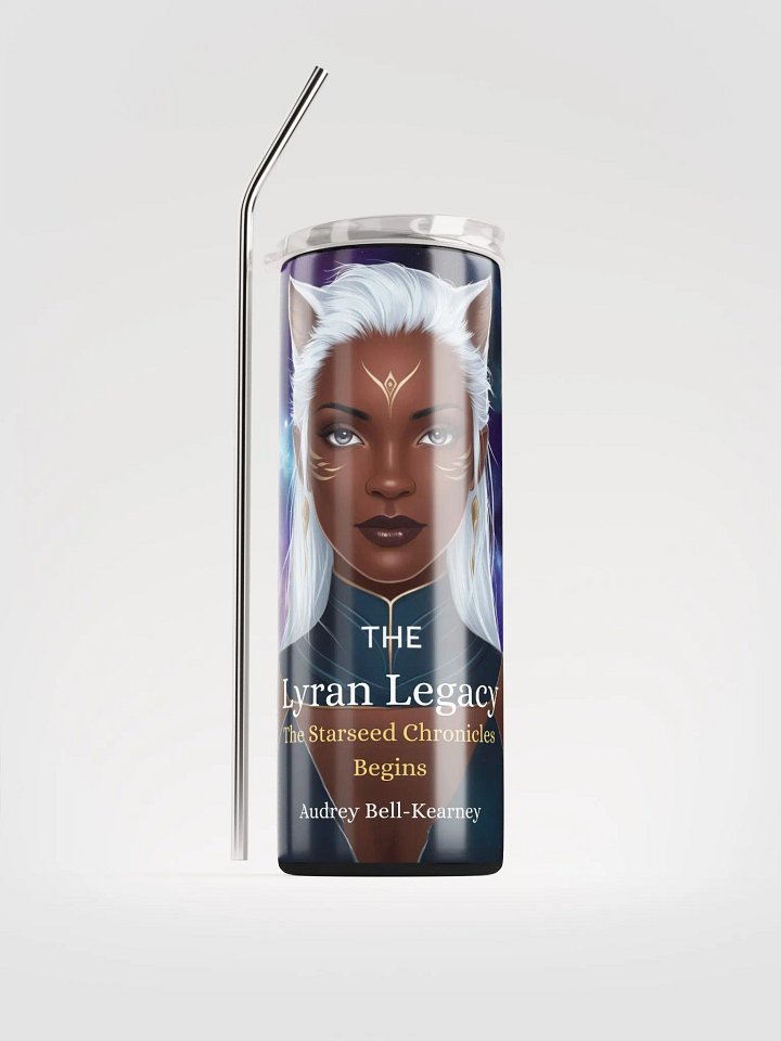 The Lyran Legacy 20oz Stainless Steel Tumbler: Sip the Power of the Cosmos product image (1)