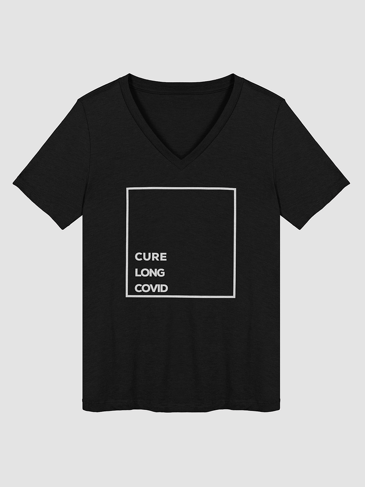 CURE LONG COVID Relaxed V-Neck Tee product image (2)
