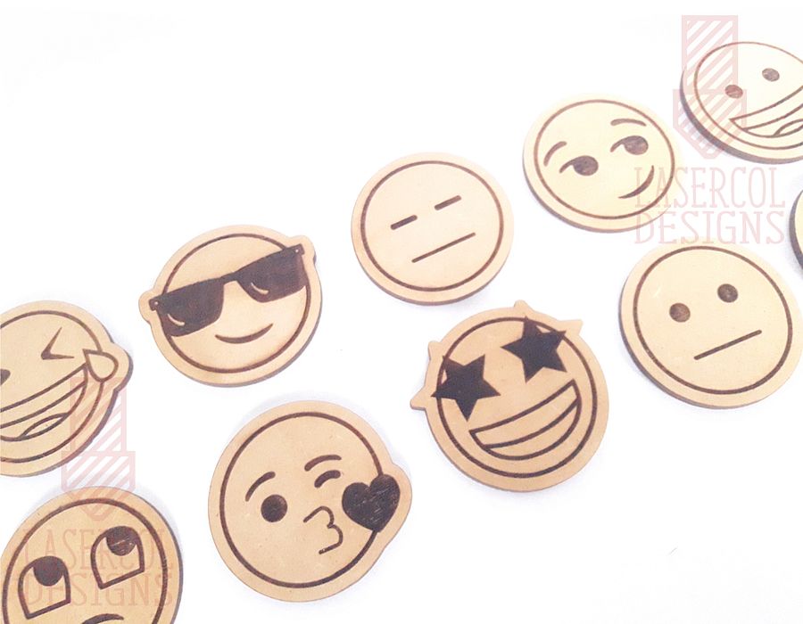Emojis Set 2 - Laser Cut Files product image (2)