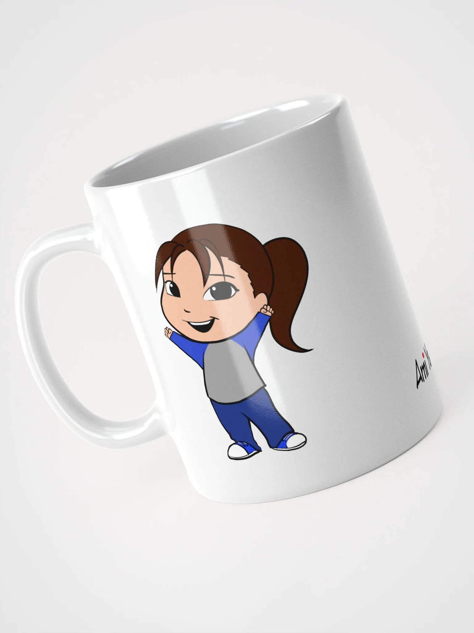 White Mug - Chibi Ami: Cheer product image (5)