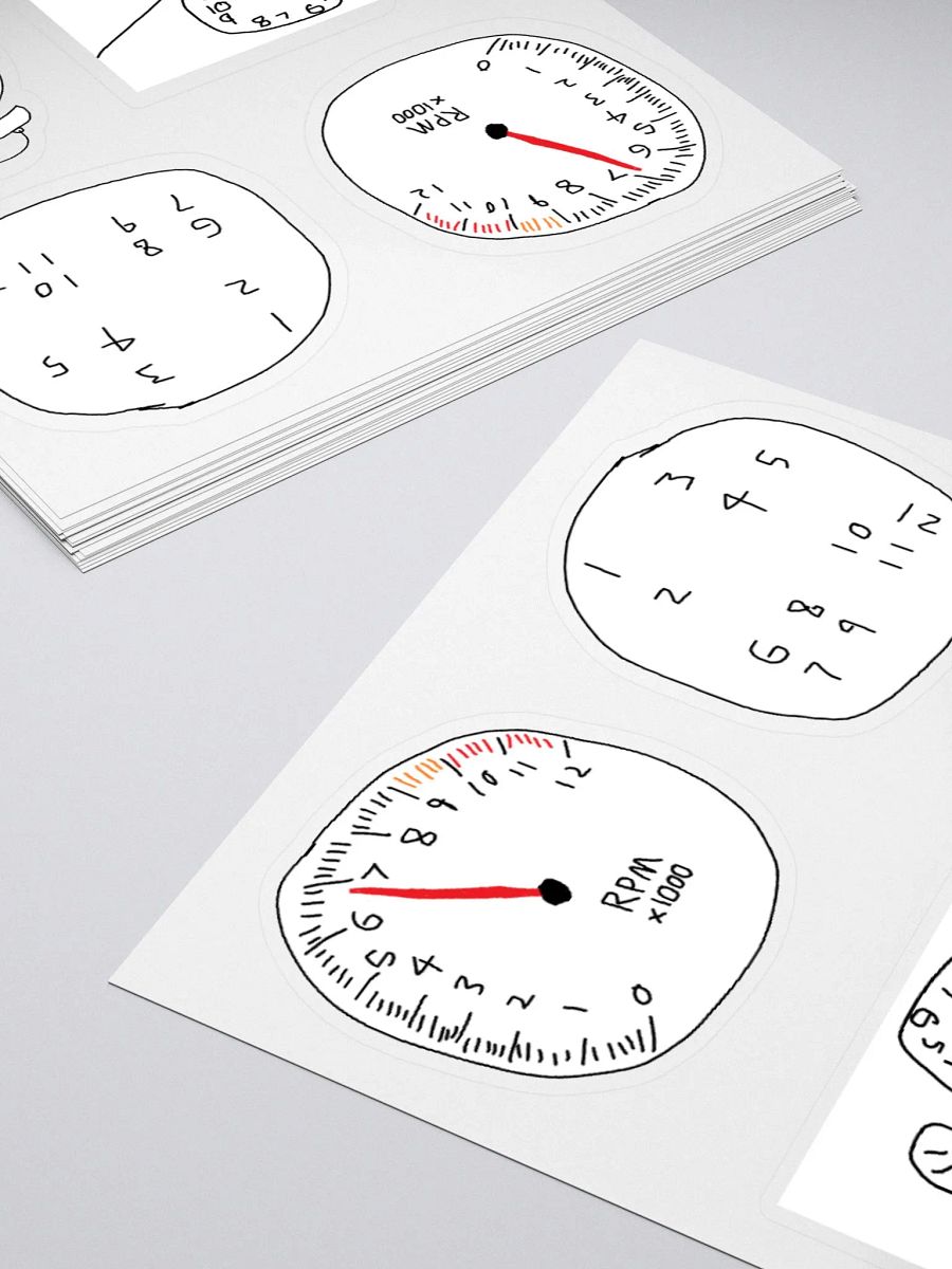 Tachometer, Loss, Sisyphus, Alarm Clock Stickers product image (4)