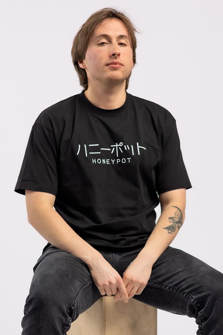 Honeypot Embroidered Katakana Tee product image (13)