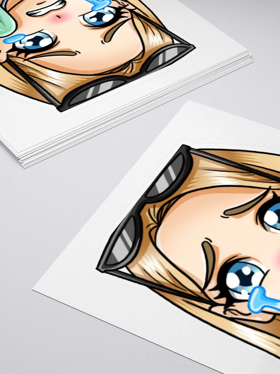 Fleur Cry Emote Sticker product image (4)