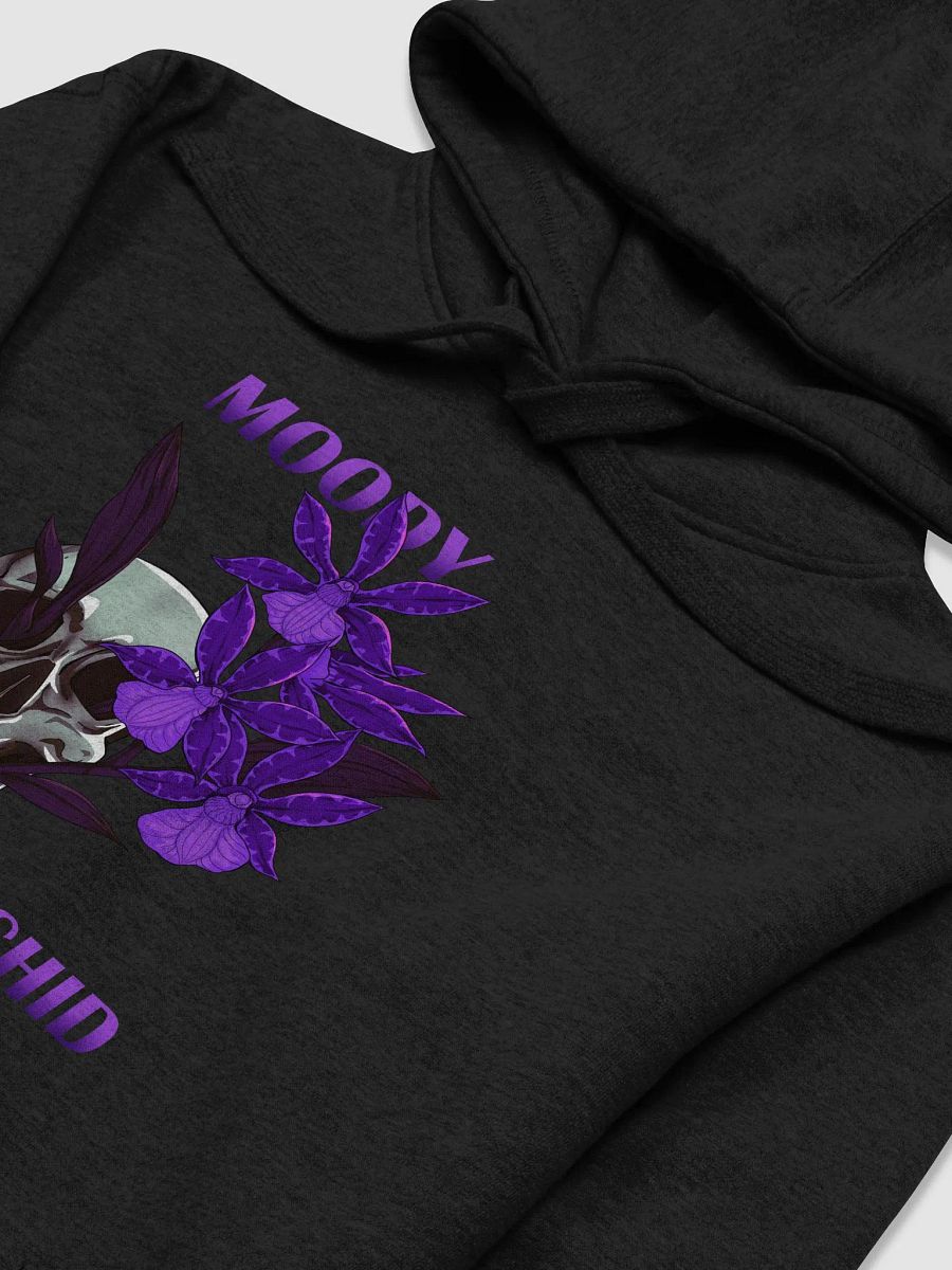 Moody Orchid Skull and Purple Flowers Hoodie product image (3)