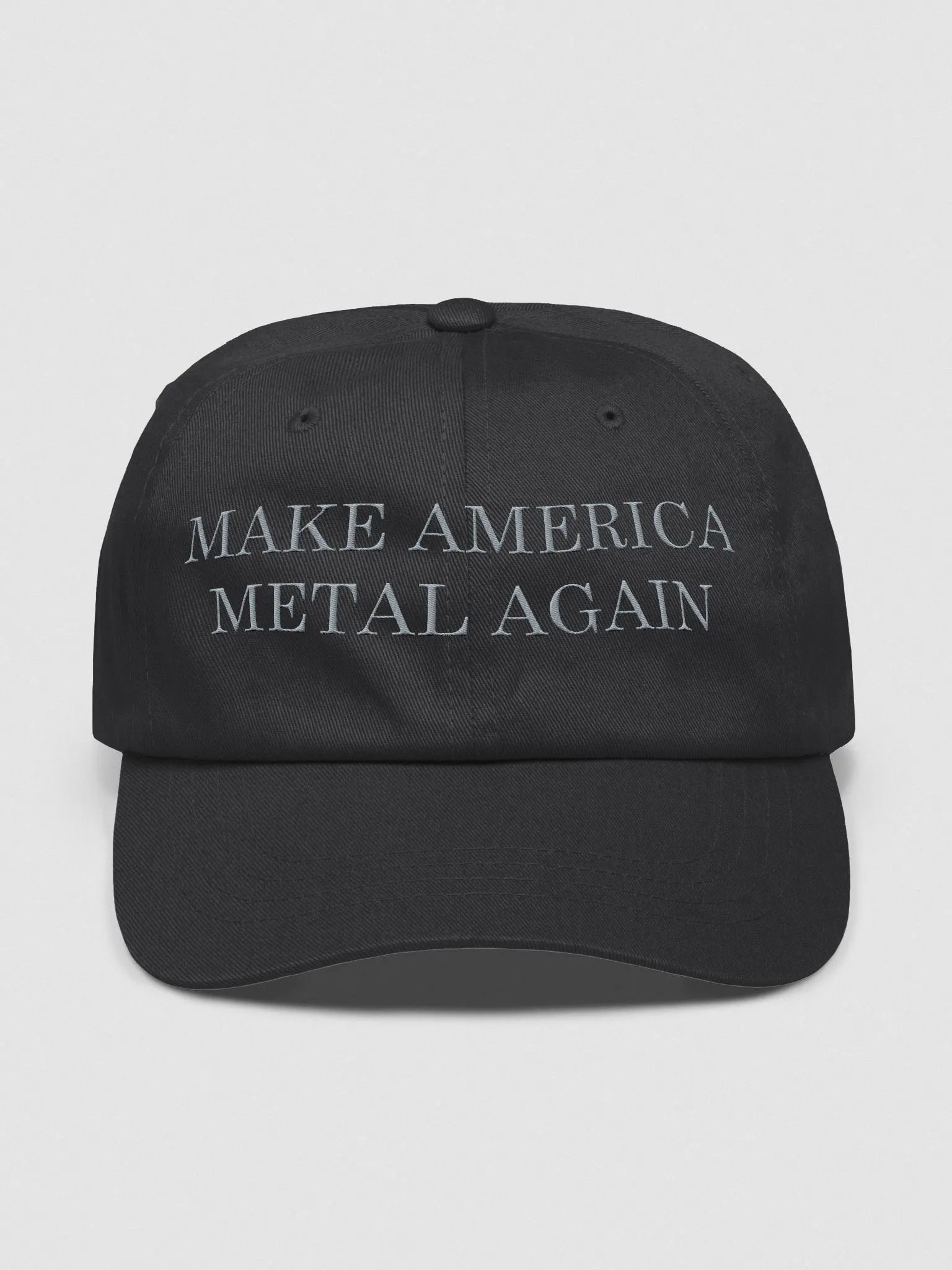 Make America Metal Again Dad Hat - Grey product image (1)